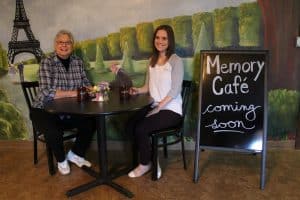 Memory Cafe. Linda and Whitney