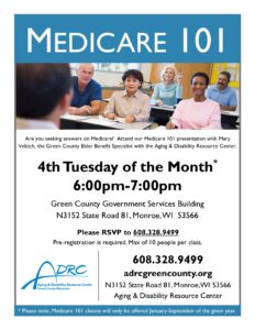 Medicare 101 @ Green County Government Services Building