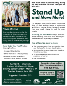 Stand Up for Your Health @ Behring Senior Center: Monroe, WI | Monroe | Wisconsin | United States