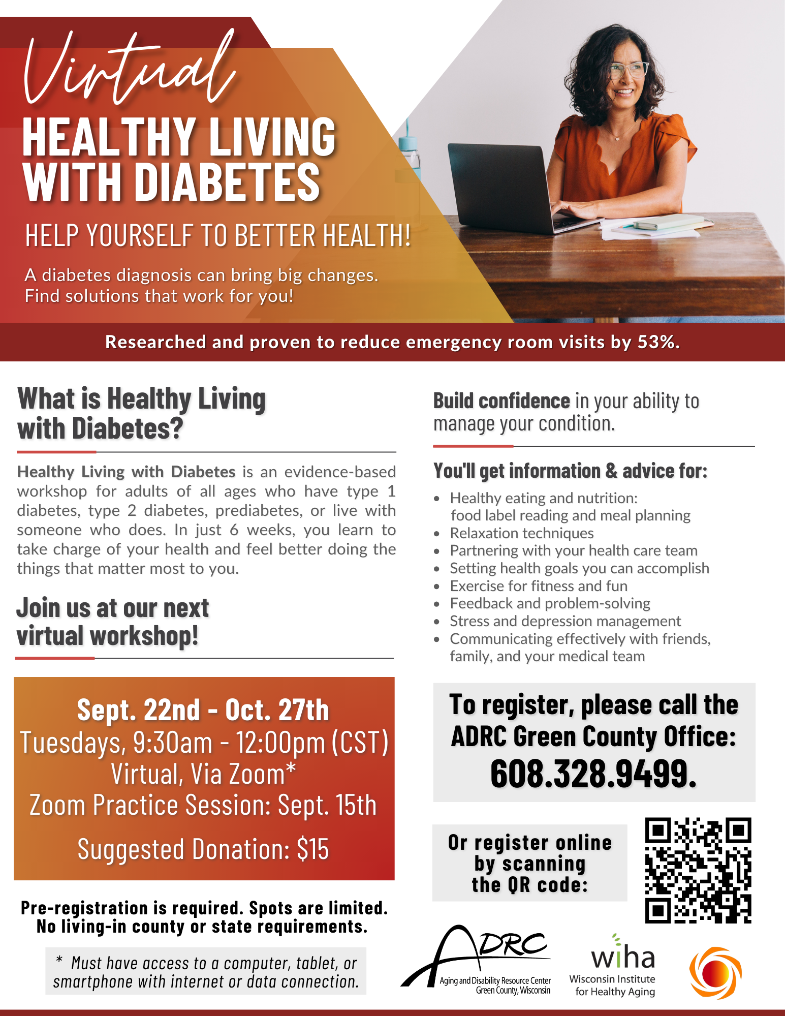 Healthy Living with Diabetes (Virtual)